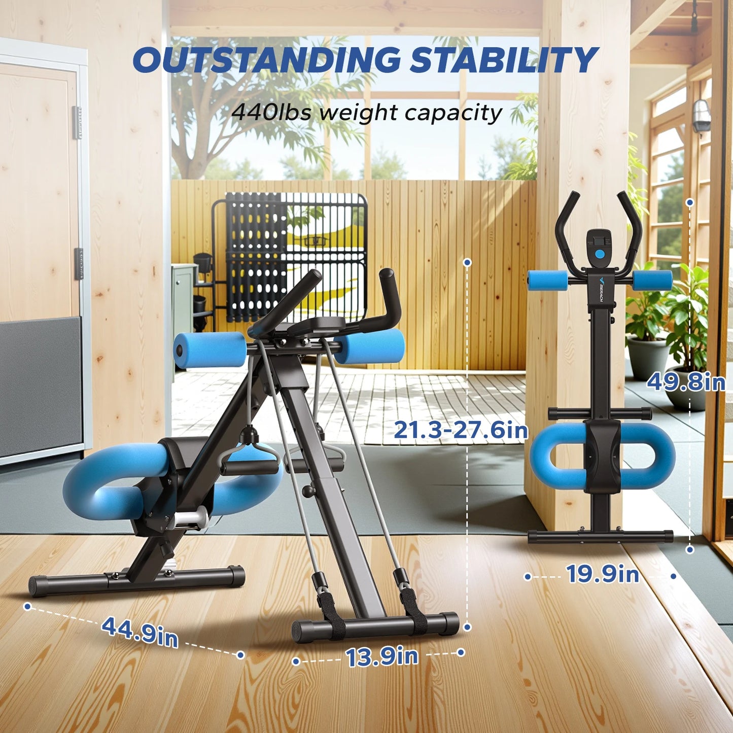 MERACH Foldable Ab Machine & Core Trainer