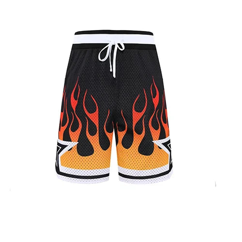 Mens Basketball Shorts Classic Fabric Gym Training Sports Shorts-8