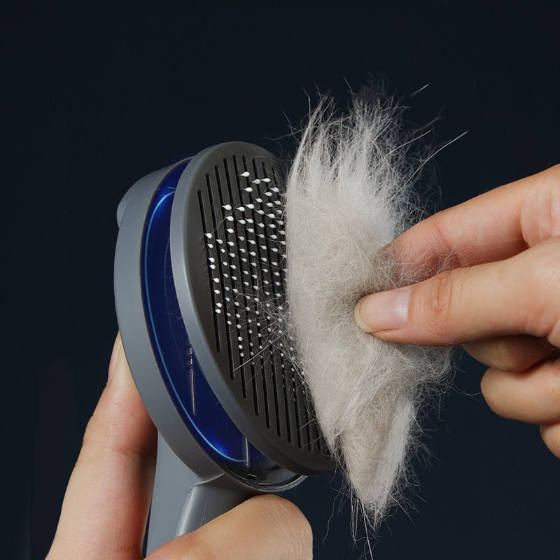 Cat Comb Dog Hair Remover Brush Pet Grooming Slicker Comb Removes Tangled Self Cleaning Pet Supplies Accessories-3