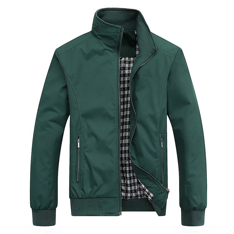 Men's Slim Bomber Baseball Jacket