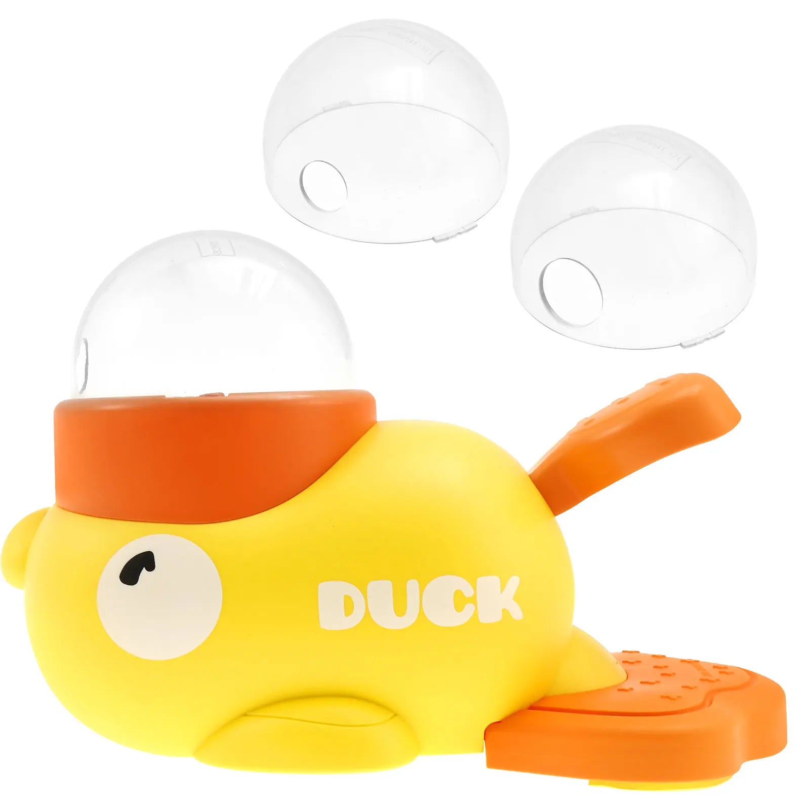 Interactive Duck Shaped Dog Slow Feeder Washable Automatic Dog Feeder Toy with 3 Food Outlet Size for Pets Food Dispenser - PrimeNest
