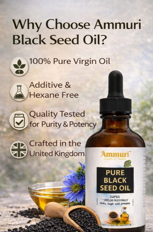 Pure Organic Black Seed Oil for Skin, Hair & Wellness | Ammuri-2