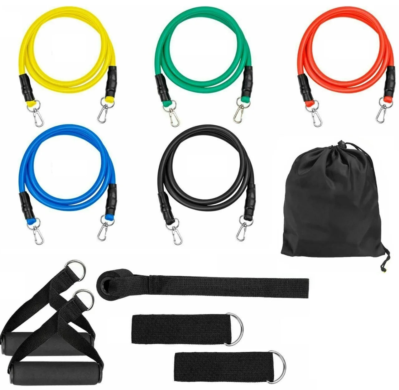 11-Piece Resistance Bands Set