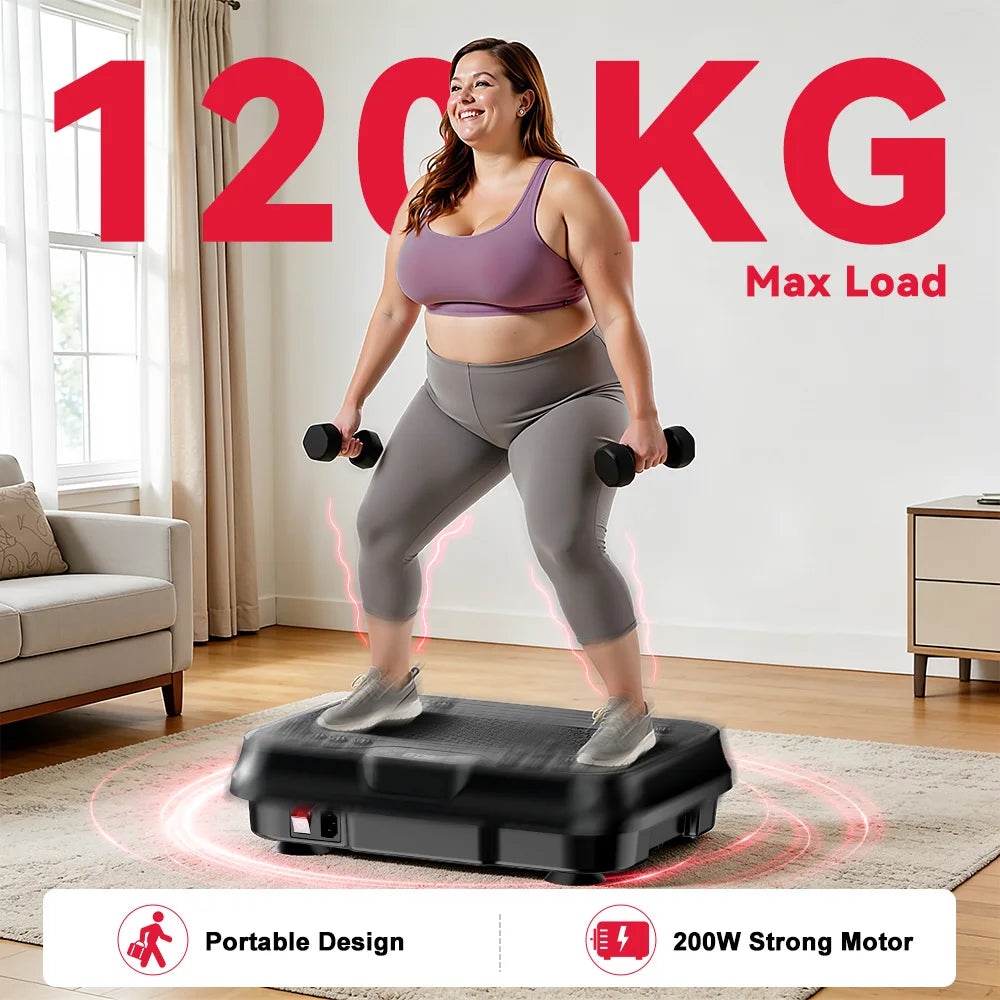 Vibration Plate — 9 Programs, 250 Intensity Levels
