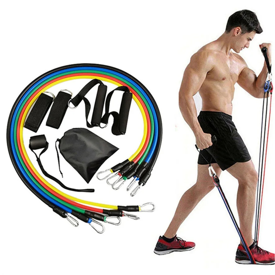11-Piece Resistance Bands Set