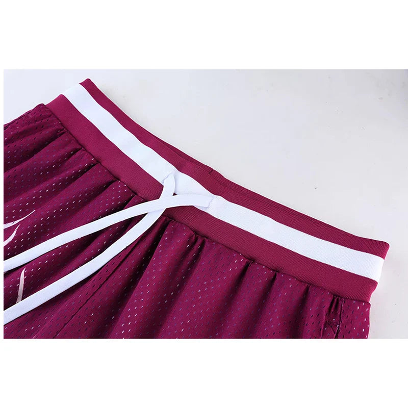Mens Basketball Shorts Classic Fabric Gym Training Sports Shorts-4