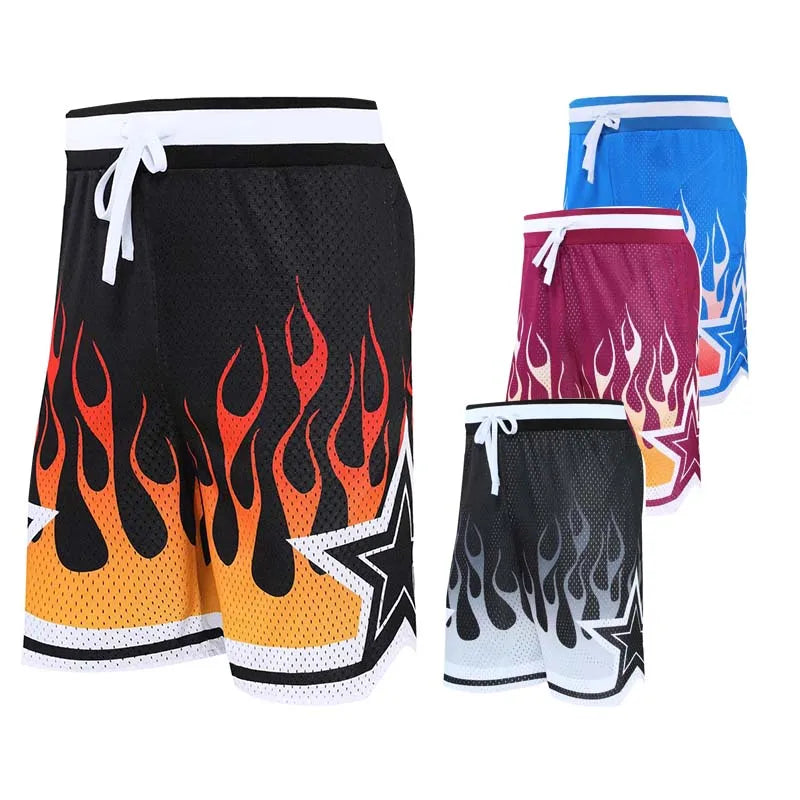 Mens Basketball Shorts Classic Fabric Gym Training Sports Shorts-0
