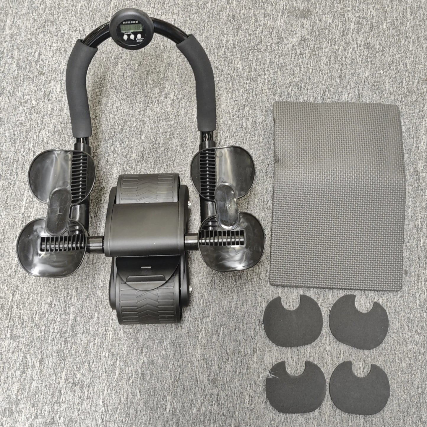 Ab Wheel Core Trainer with Counter