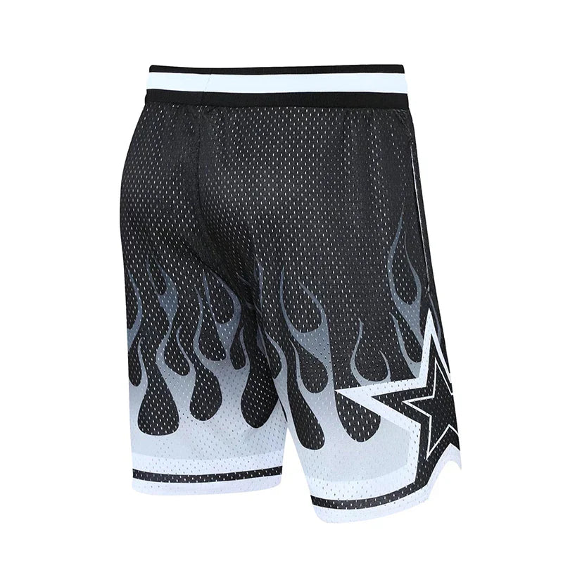 Mens Basketball Shorts Classic Fabric Gym Training Sports Shorts-2