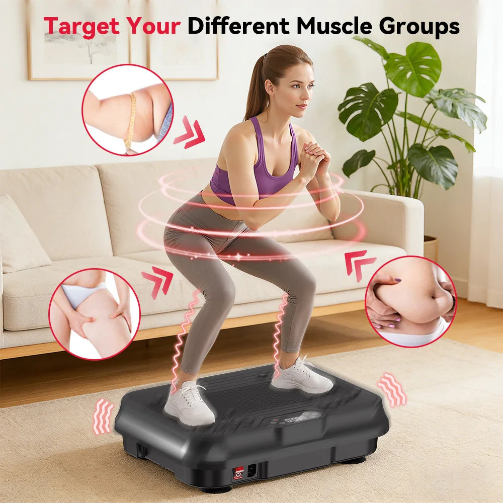Vibration Plate — 9 Programs, 250 Intensity Levels