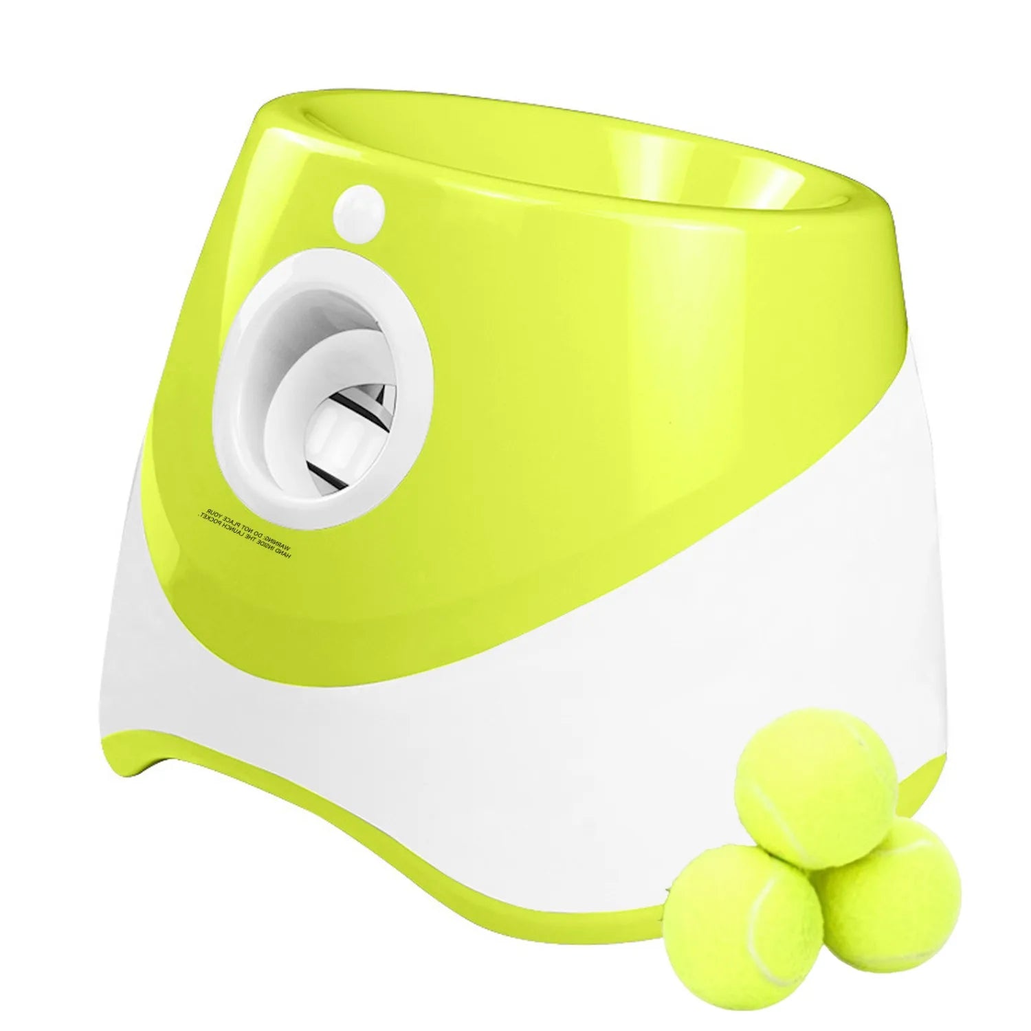 Automatic Dog Launcher Tennis Ball Throwing Machine Interactive Dogs Chase Toy Rechargable Catapult Pet Training Toy with 3 Ball - PrimeNest