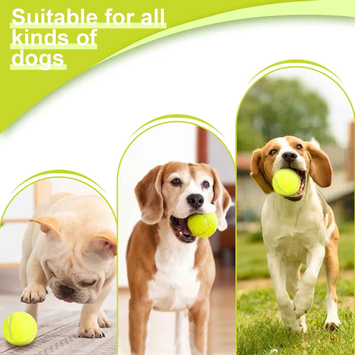 Automatic Dog Ball Launcher Toys for Small Dogs Rechargeable Tennis Ball Thrower 3 Distances, Interactive Pet Fetch Toy for Play