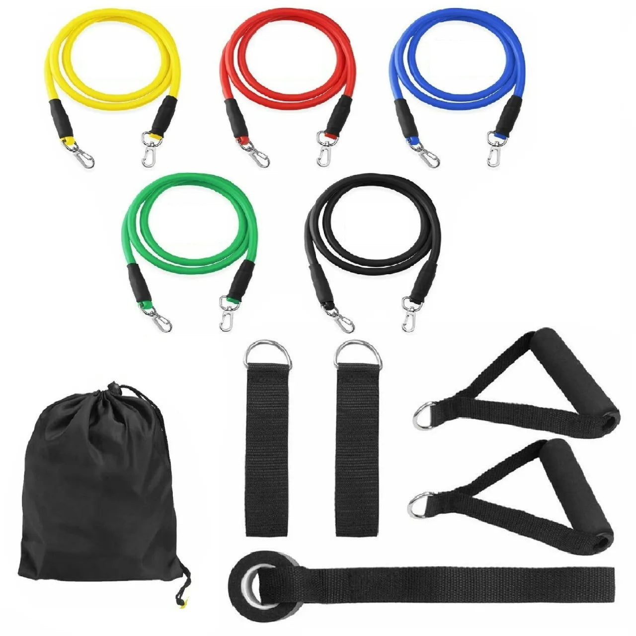 11-Piece Resistance Bands Set