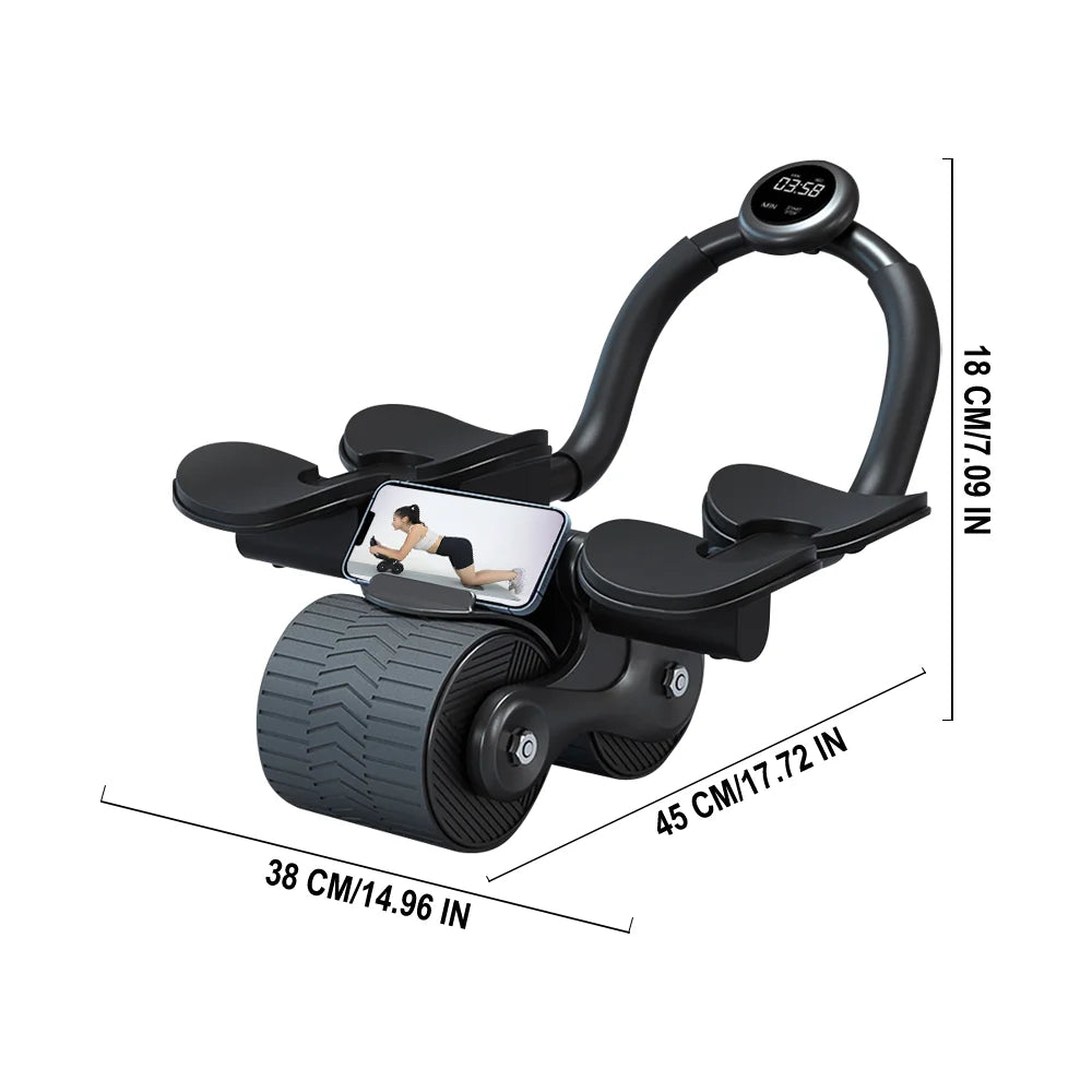 Ab Wheel Core Trainer with Counter