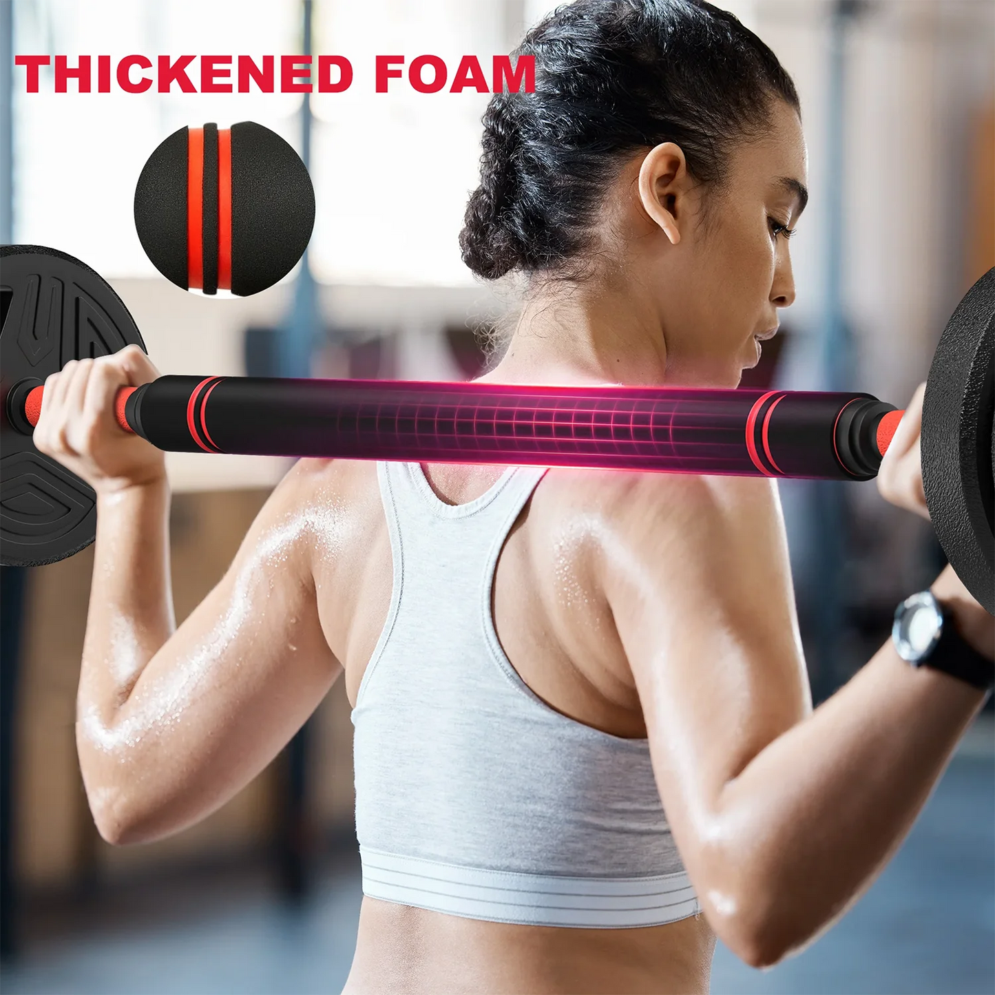 Adjustable 20kg Dumbbell & Barbell Set