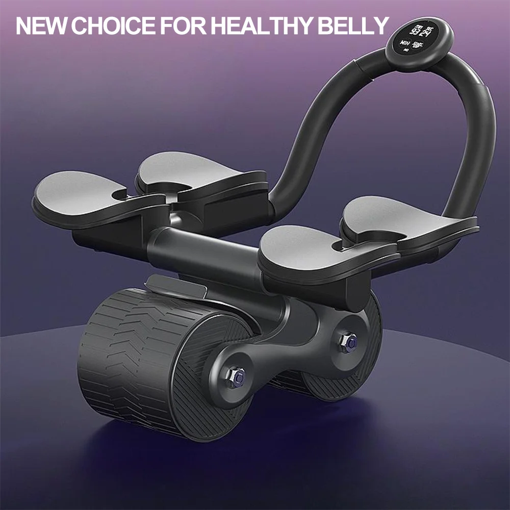 Ab Wheel Core Trainer with Counter