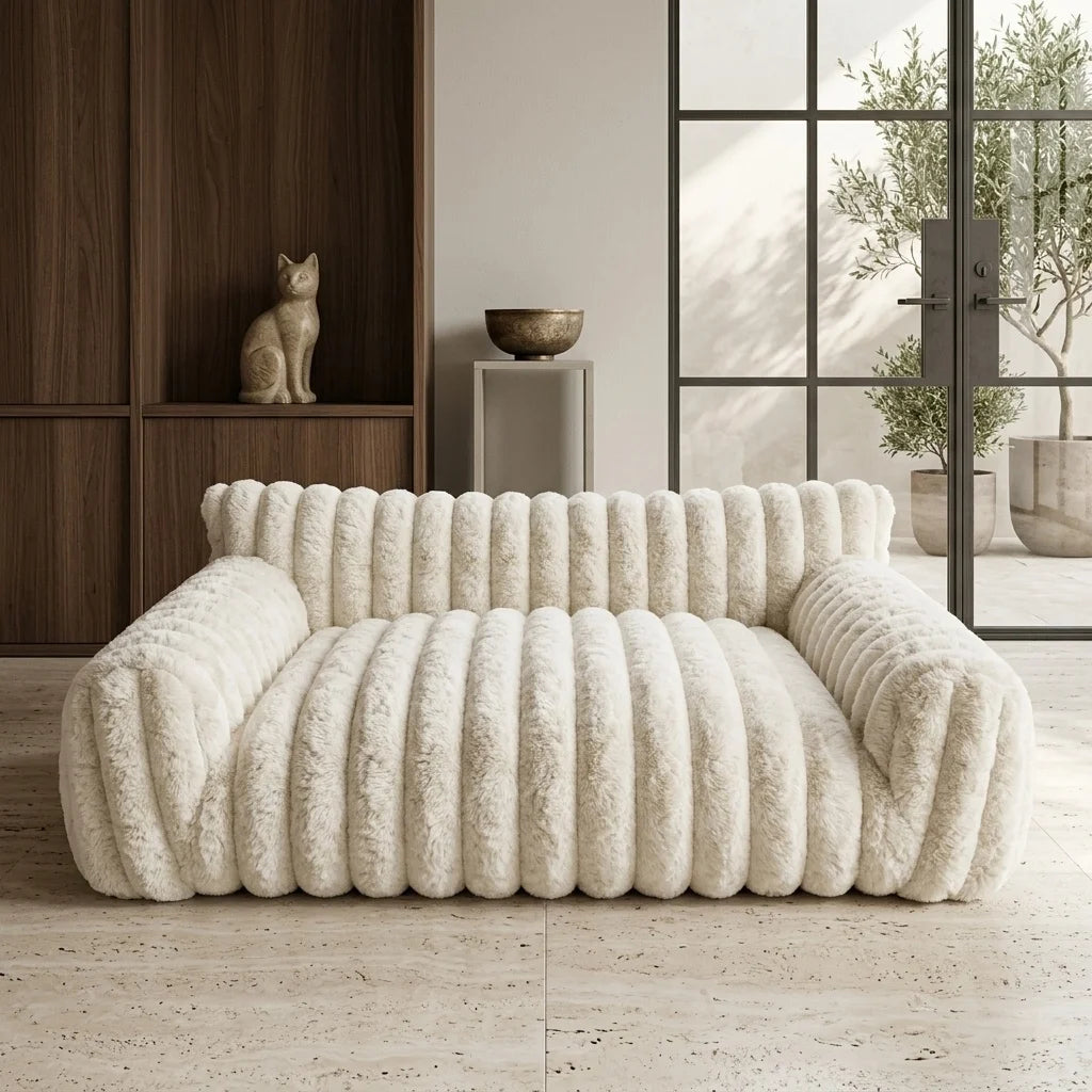 Corduroy Fleece Pet Sofa Bed