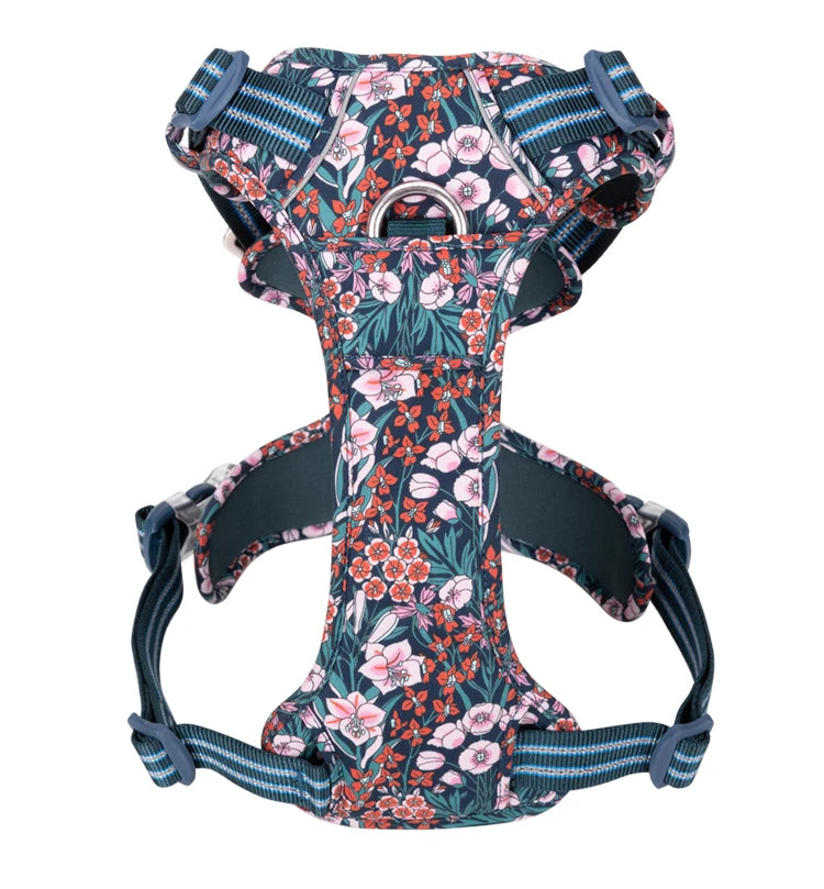 Truelove Floral Cotton Dog Harness Vest