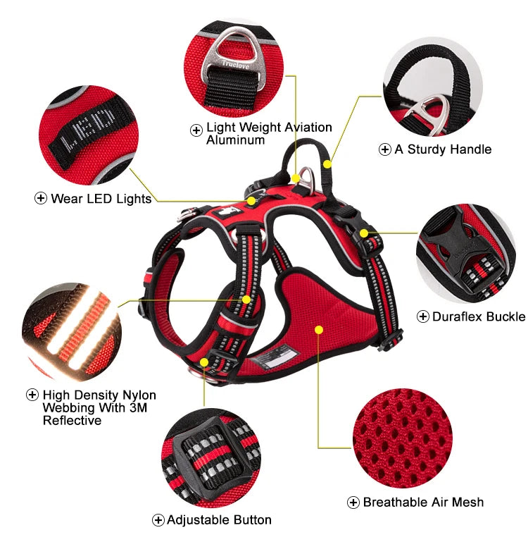 Reflective No-Pull Dog Harness