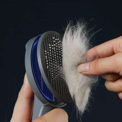 Cat Comb Dog Hair Remover Brush Pet Grooming Slicker Comb Removes Tangled  Self Cleaning Pet Supplies Accessories-3