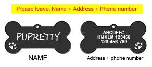 Personalised Stainless Steel Pet ID Tag