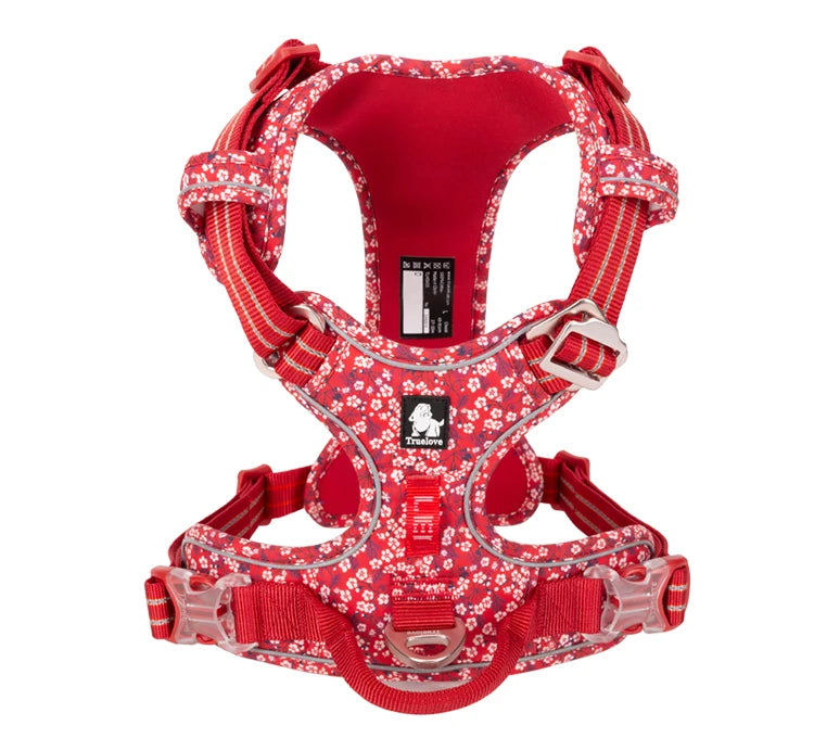 Truelove Floral Cotton Dog Harness Vest