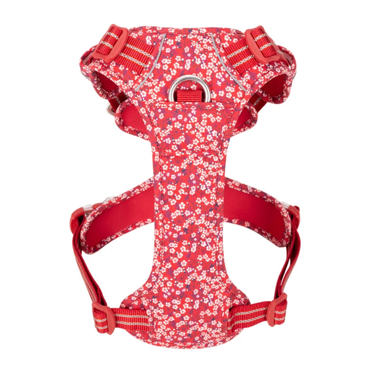 Truelove Floral Cotton Dog Harness Vest