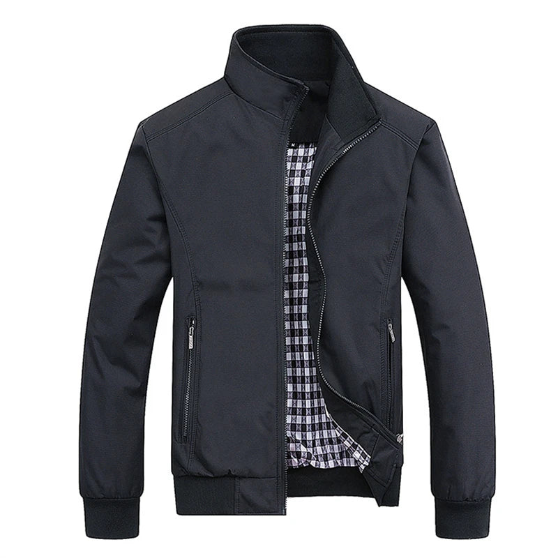 Men's Slim Bomber Baseball Jacket