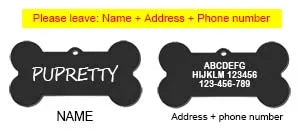 Personalised Stainless Steel Pet ID Tag