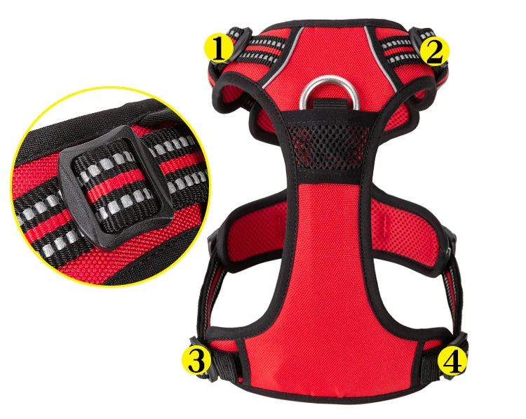 Reflective No-Pull Dog Harness