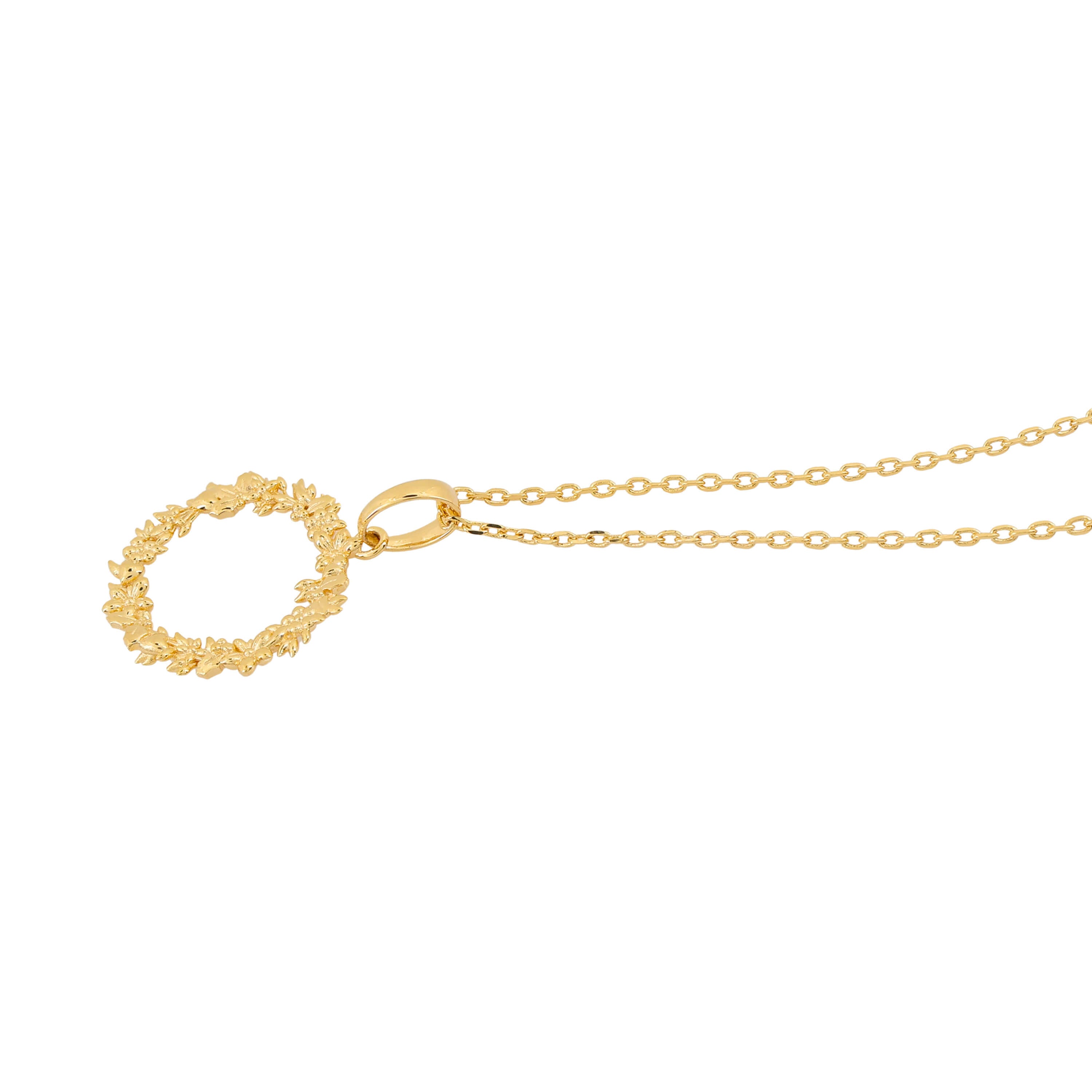 Laura Ashley Fashion Wreath Necklace-3