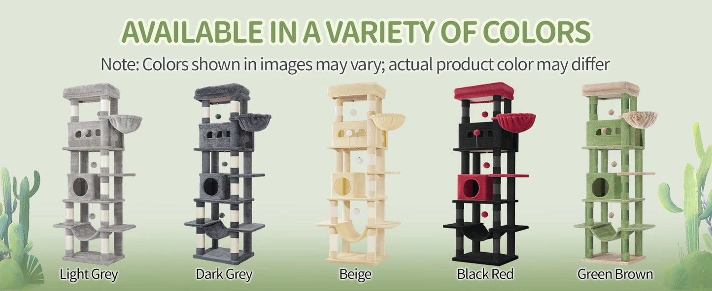 170cm Multi-Level Cat Tree Tower