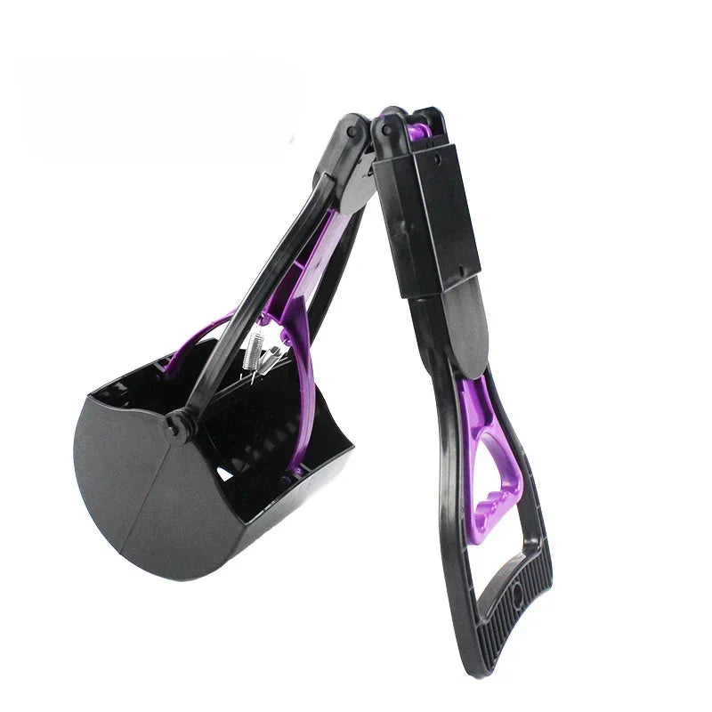 Foldable Pet Pooper Scooper Long Handle Dog Poop Scoop Clip Shovel Easy Pick Up Animal Feces Picker Pet Outdoor Cleaning Tools - PrimeNest