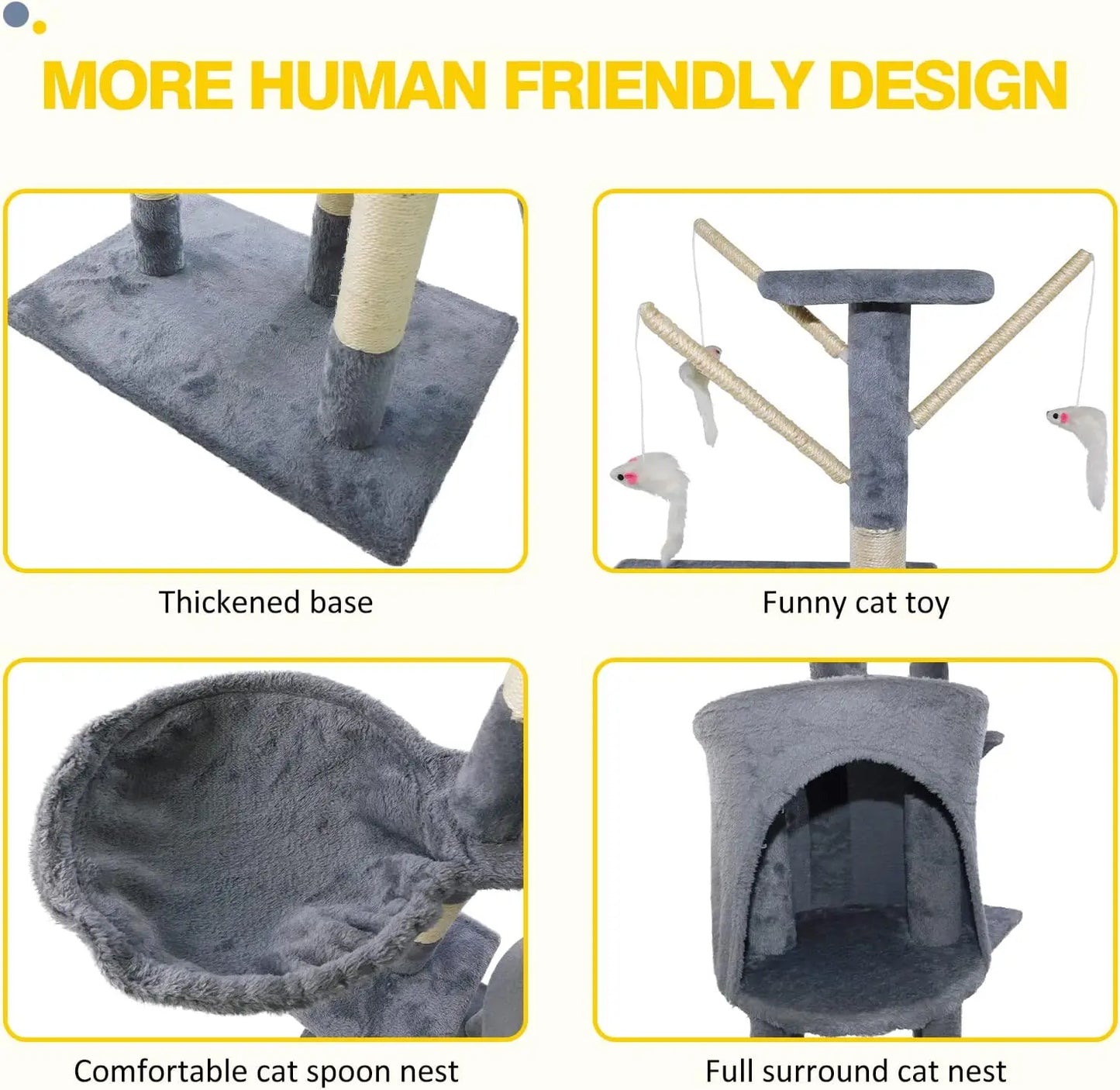DayPlus 140cm Cat Tree Activity Centre