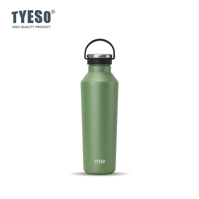 TYESO Cold Insulation Tumbler 304 Stainless Steel Summer Outdoor Sports Climb Vacuum Water Bottle Portable Handheld Cup for Car