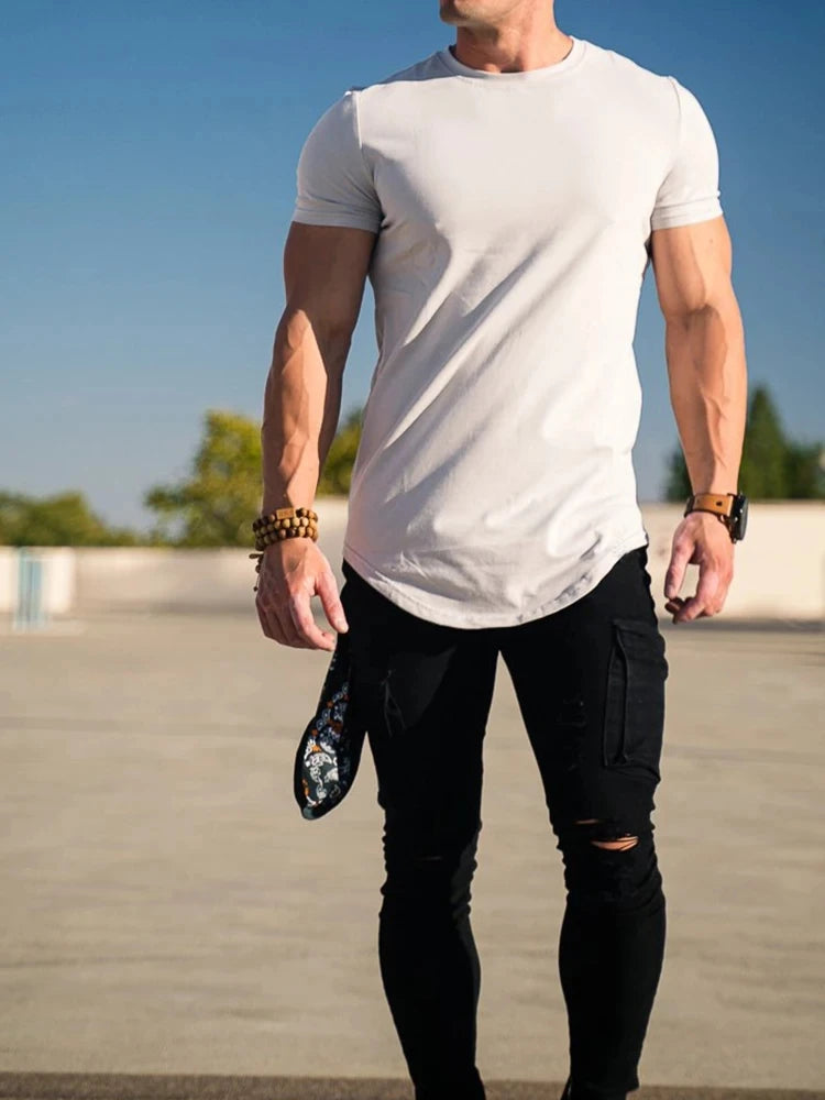 Men's Muscle Fit Gym T-Shirt