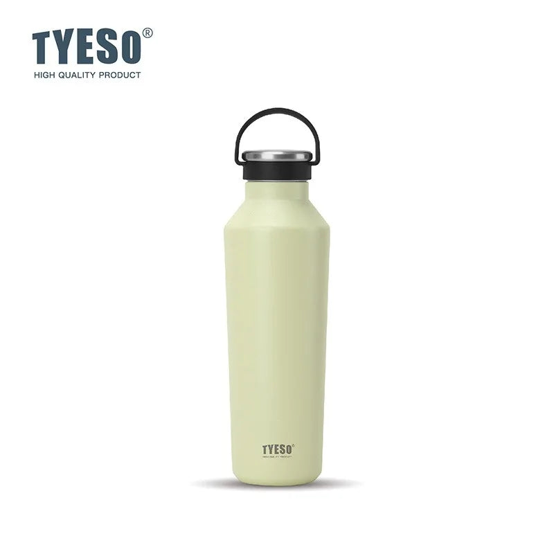 TYESO Cold Insulation Tumbler 304 Stainless Steel Summer Outdoor Sports Climb Vacuum Water Bottle Portable Handheld Cup for Car