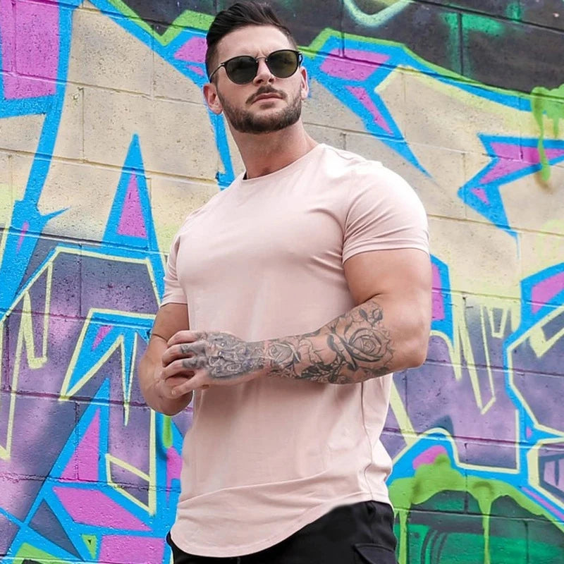 Men's Muscle Fit Gym T-Shirt
