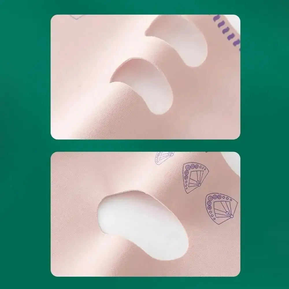 Double-Layer Face Slimming Belt - 2-in-1 V Line Shaper Anti-Aging Strap for Cheek Chin Lift Overnight Facial Contouring - PrimeNest