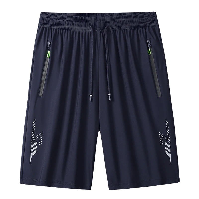 Men's Elastic Waist Quick-Dry Sports Shorts