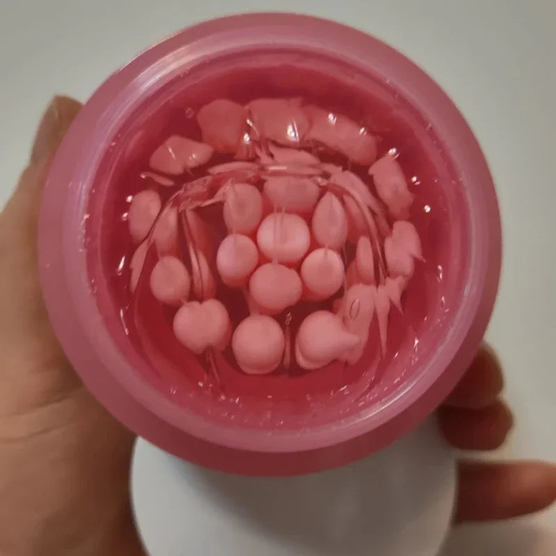 Korean PDRN Pink Collagen Capsule Cream with Niacinamide Cream for Uneven Skin Tone Lightweight Face Moisturizer Non Greasy care - PrimeNest