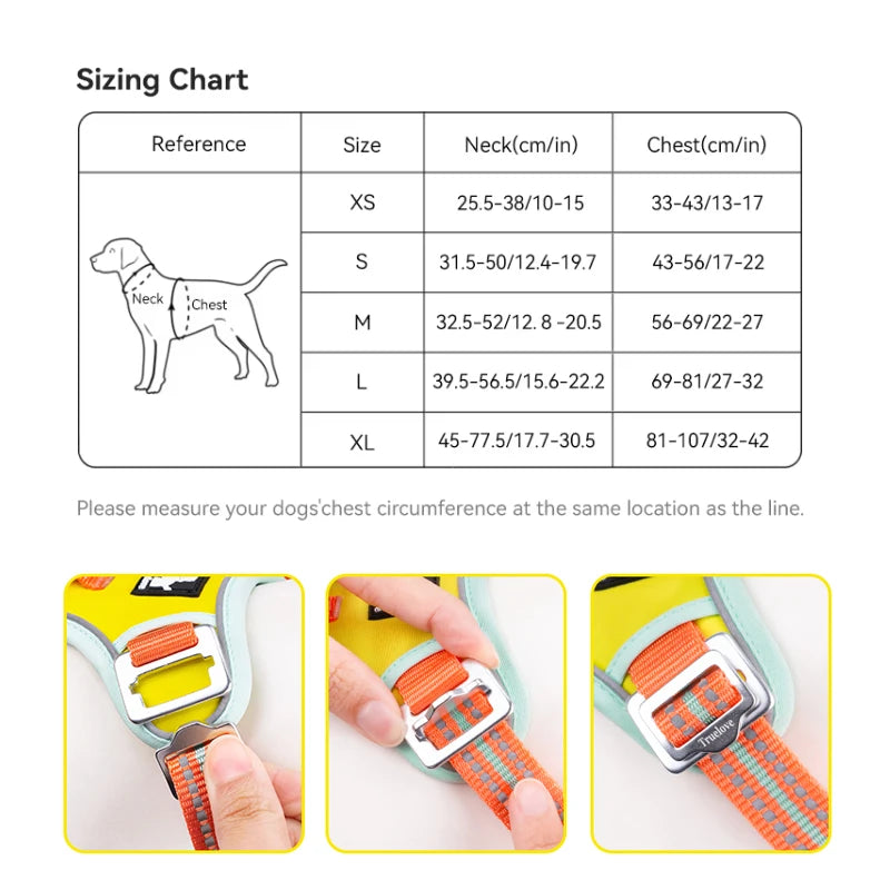 Truelove No-Pull Reflective Dog Harness