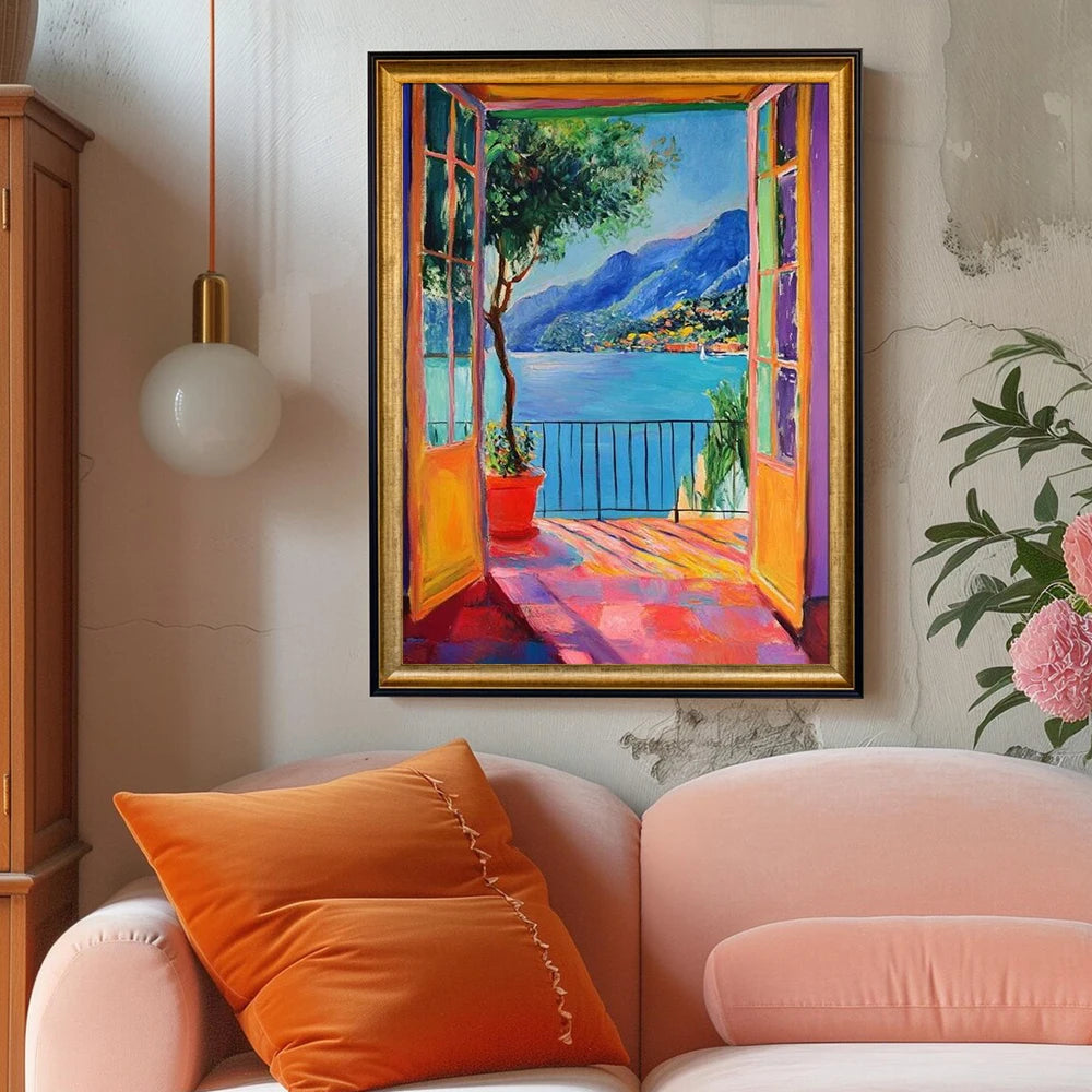 Henri Matisse Open Window Painting Poster Print For Living Room Home Decor Abstract Canvas Painting Modern Landscape Wall Art