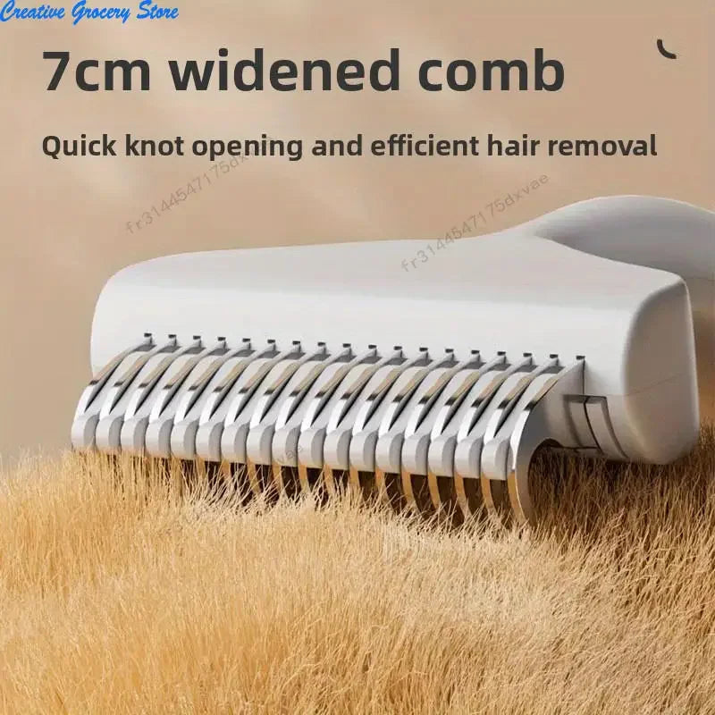 Portable Pet Dog Grooming Brush Hair Removal Tool For Dogs Self Cleaning Comb Pet Products Professional Pet Deshedding