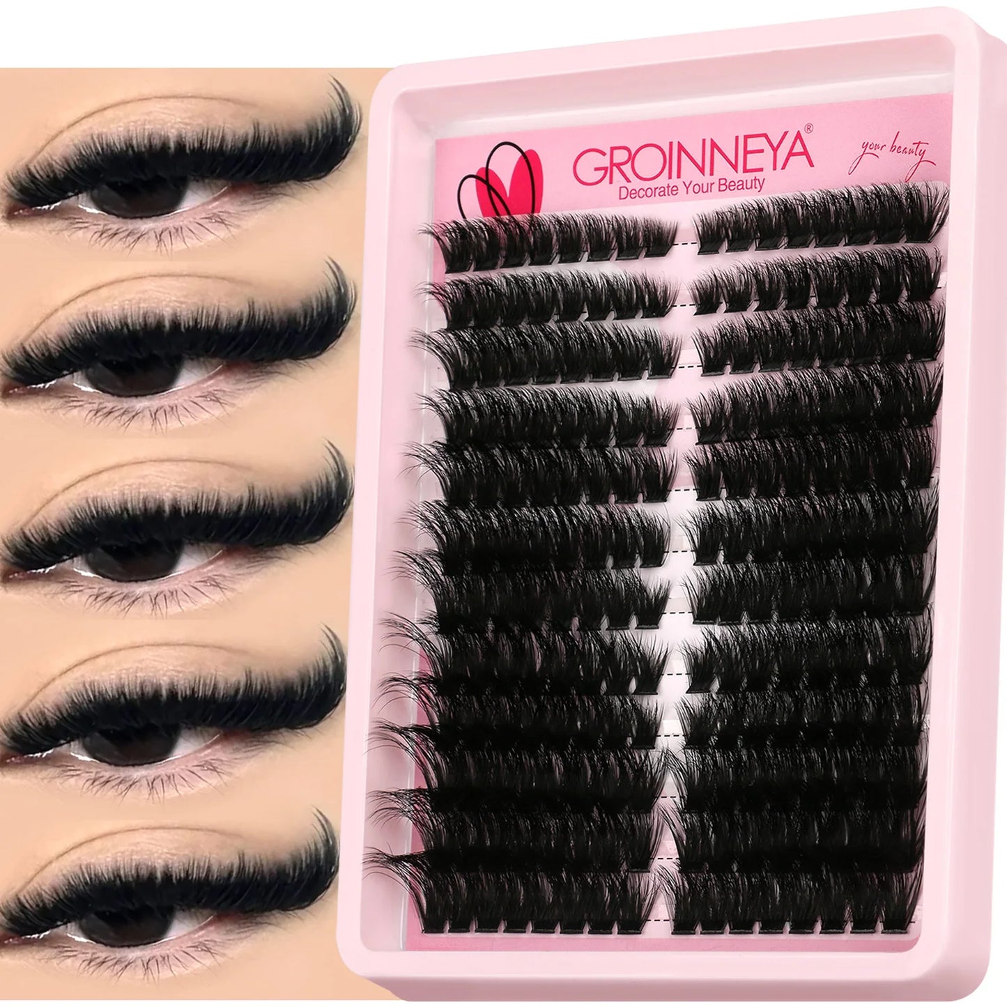 DIY Wispy Lash Clusters