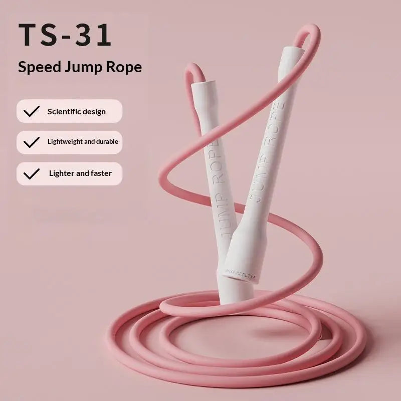 New 6MM Speed Jump Rope Solid PVC Rope With Adjustable Length Clasp For Gym And Cardio At Home Effortless Skipping