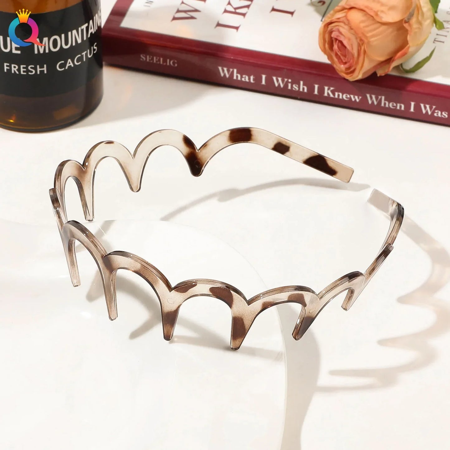 Fashion Wave Headbands for Women Solid Color Toothed Non-slip Hair Bands Girl Face Wash Sports Hairbands Hair Accessories - PrimeNest