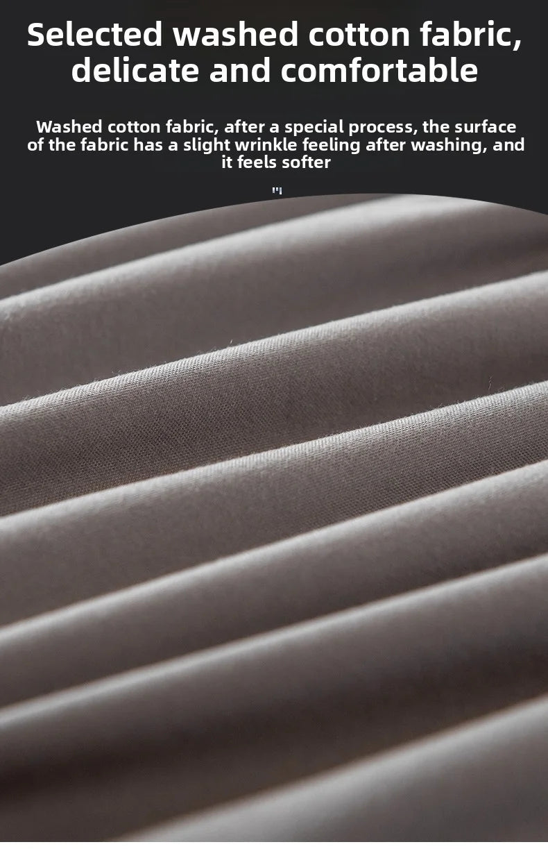 Brushed Cotton Padded Waterproof Pillowcase - Single Piece / 2-Piece Set  Soft Breathable Pillow Cover for Bedroom Bed