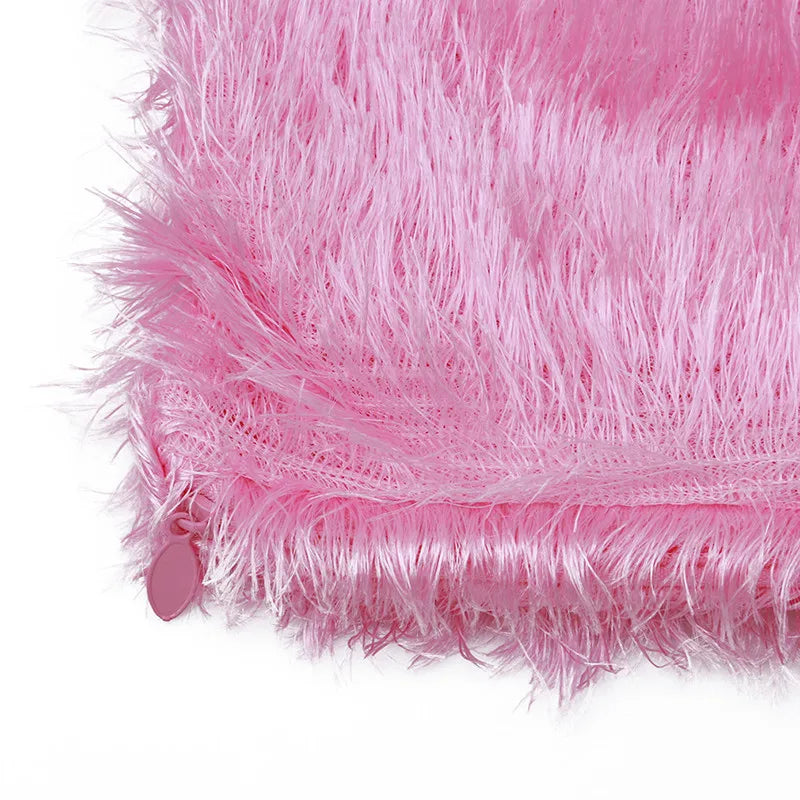 Soft Plush Faux Fur Cushion Covers Home Decorative Cushion Cover Throw Pillows For Sofa Car Chair Hotel Home Pillow Case