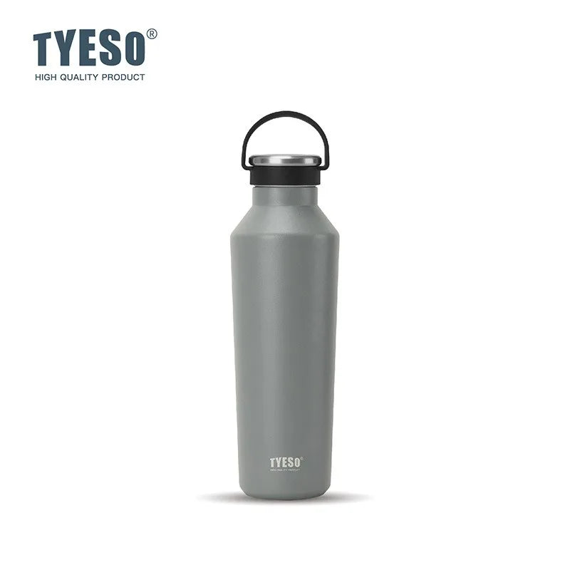 TYESO Cold Insulation Tumbler 304 Stainless Steel Summer Outdoor Sports Climb Vacuum Water Bottle Portable Handheld Cup for Car